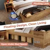 Flieks Doppelbett 180x200cm mit Fußhocker, Stauraumbett mit Produktbild-Vorschau 5