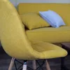 novely® MALCHIN - Flauschiger Polsterstoff im Leinenlook - Produktbild-Vorschau 5