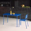 sweeek - Gartentisch aus Stahl für 4 Personen - Elektroblau Produktbild-Vorschau 5