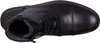 A top-down view of a black leather boot. Produktbild-Vorschau
