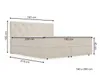 GrainGold Boxspringbett Napoli 160x200 cm - Bett 160x200, Produktbild-Vorschau 7