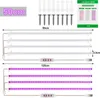 A set of LED grow lights with accessories, shown in both white and purple light modes. Anteprima dell’immagine prodotto