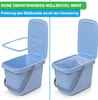 YourCasa® Biomülleimer Küche - 6L mit Deckel und Produktbild-Vorschau 4