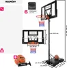 Basketbalový koš tectake® Dirk Outdoor s kolečky, včetně Náhled obrázku produktu 7