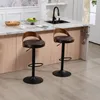 Sada dvou otočných barových stoliček o 360°, vyrobených z Náhled obrázku produktu 15