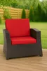 Stuhlkissen 6er set rückenlehne Rot Polyrattan-Garten Produktbild-Vorschau 5