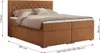 MKS MEBLE Boxspringbett 180x200 mit Bettkasten, Polsterbett Produktbild-Vorschau 6
