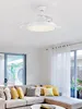 Mattweißer Deckenventilator mit Beleuchtung | 107 cm | Produktbild-Vorschau 2
