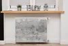 Grau – Magnetische Heizkörperabdeckung – 80x60 cm – Magnet Produktbild-Vorschau 2