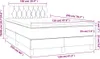 The Living Store Boxspringbett mit Matratze Taupe 120x200 Produktbild-Vorschau 7