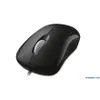 A black computer mouse on a white background. Produktbild-Vorschau