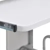 vidaXL Počítačový stôl biely 110x52x88,5 cm odvodený Náhľad obrázku produktu 2