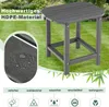 COSTWAY set di 2 tavolini da esterno, tavoli da giardino Anteprima dell’immagine prodotto 4