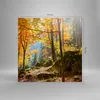 Bild auf Leinwand - Leinwandbild - Herbst berg wald natur - Produktbild-Vorschau 3
