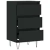 vidaXL Credenza nera 40x35x70 cm materiale a base di legno Anteprima dell’immagine prodotto 6