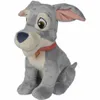 A plush toy of a dog sitting down, facing slightly to the left. Produktbild-Vorschau