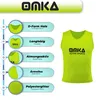 6er Set OMKA Fußball Leibchen Lätzchen Trainingsleibchen Produktbild-Vorschau 3