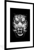 MuchoWow® Gerahmtes Poster Kopf eines Tigers vor schwarzem Produktbild-Vorschau 1
