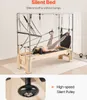 VEVOR Pilates reformer in legno per la palestra di casa, Anteprima dell’immagine prodotto 4