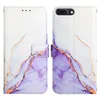 iPhone 8 Plus Hülle, Marmor Motiv Kunstleder Tasche Wallet Produktbild-Vorschau 2