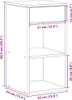 vidaXL Noční stolky se zásuvkou 2 ks dub Sonoma 35x34x66,5 Náhled obrázku produktu 8