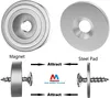 Magnetpro 12 Stück Magnete 10 KG Kraft 20 x 7 mm mit Loch Produktbild-Vorschau 3