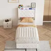 UnboxG gestoffeerd bed 90x200 cm met LED-verlichting en Productafbeelding-voorbeeld 14