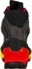 Hinteransicht des Aequilibrium LT GTX Bergschuhs von La Sportiva; mit schwarzem; grauem und rotem Design. Produktbild-Vorschau