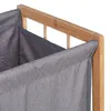Relaxdays Wäschekorb, 30 l, Wäschesammler offen, HBT: Produktbild-Vorschau 6
