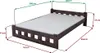 Hochbett Naomi 140 x 200 cm, Nussbaum Matratze: Matratze Produktbild-Vorschau 4