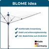 Blome Wäschespinne Idea 60 Meter blau Eindrehhülse Produktbild-Vorschau 2
