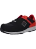 A single black and red work shoe is shown against a white background. Produktbild-Vorschau