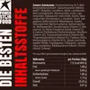A dark background with text and a logo, likely from product packaging or marketing material. Produktbild-Vorschau