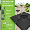 tillvex® Supporto per ombrellone nero 90 litri / 120 kg - 4 Anteprima dell’immagine prodotto 6