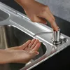Edelstahl Einbau Seifenspender Waschbecken Lotionspender Produktbild-Vorschau 2