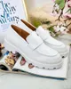 Aura Damen Mokassins Weiß mit Plateau - Elegant und Bequem, Produktbild-Vorschau 3