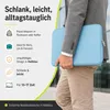 13 Zoll Laptop Tasche Notebooktasche Blau Notebook Produktbild-Vorschau 3