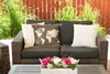 MuchoWow® Outdoor Kissen - Weltkarte - Kompassrose - Zitat Produktbild-Vorschau 5