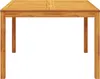 vidaXL Stół ogrodowy 110x110x75 cm z litego drewna Podgląd zdjęcia produktu 11