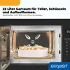 Exquisit Einbau-Mikrowelle EMW525-G-020 inox, 25 Liter, 900 Produktbild-Vorschau 5