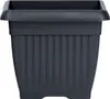 kvetináč 15x15cm TERRA DKWT15-S433 antracit plastový Náhľad obrázku produktu 1