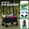 Avalo Bolderkar - Opvouwbaar - Tot 90KG - 80x47x49 CM - 80L Productafbeelding-voorbeeld 9