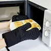4er Set Ofenhandschuhe,rutschfestes Silikon Lange Produktbild-Vorschau 3