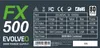 EVOLVEO FX 500, napájecí zdroj 500W ATX, 14cm, tichý, 80+, Náhled obrázku produktu 5