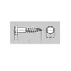ARLI 50x Sechskantschraube 8 x 100 mm DIN 571 verzinkt – Produktbild-Vorschau 4