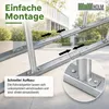 Fahrradanlehnbügel 140 x 88 cm Stahl feuerverzinkt Ø 50 mm Produktbild-Vorschau 5