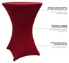 Lumaland hochwertige Stehtischhusse 80-85 cm | Stretch Produktbild-Vorschau 5