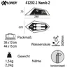 2 Personen Biker Zelt Explorer 2 kg 3000mm Wassersäule Produktbild-Vorschau 3
