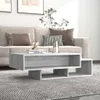 Couchtisch Grau Sonoma 105x55x32 cm Holzwerkstoff Produktbild-Vorschau 2