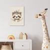 Wanddeko 30x40 cm - Kinder Bohemian - Faultier - Boho, Produktbild-Vorschau 3